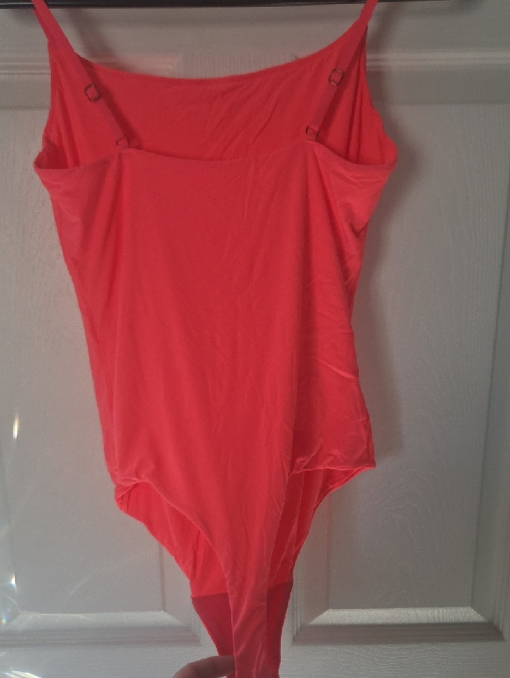 aerie Neon Pink/coral Bodysuit NWOT - Picture 3 of 4